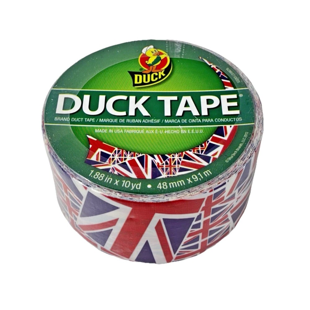 Duck Tape Union Jack Flag British UK Print Discontinued New Factory Sealed